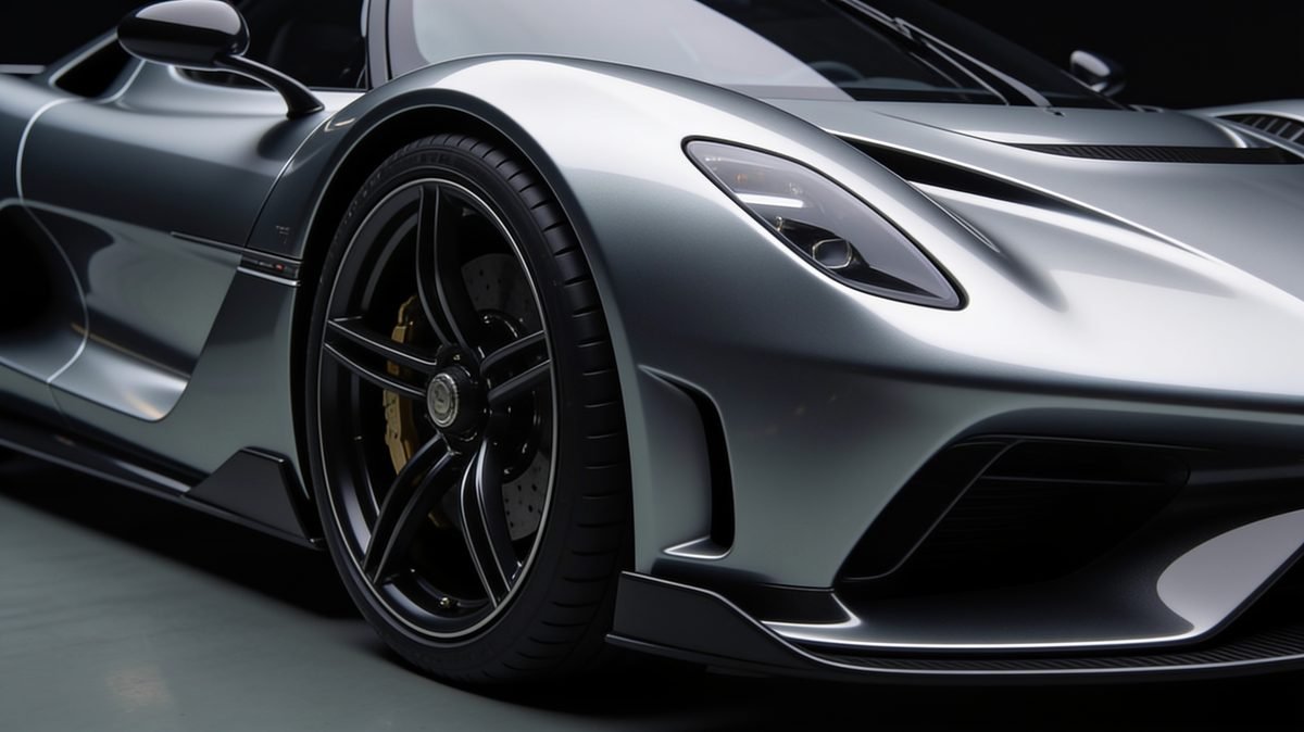 Premium wheel detail close-up